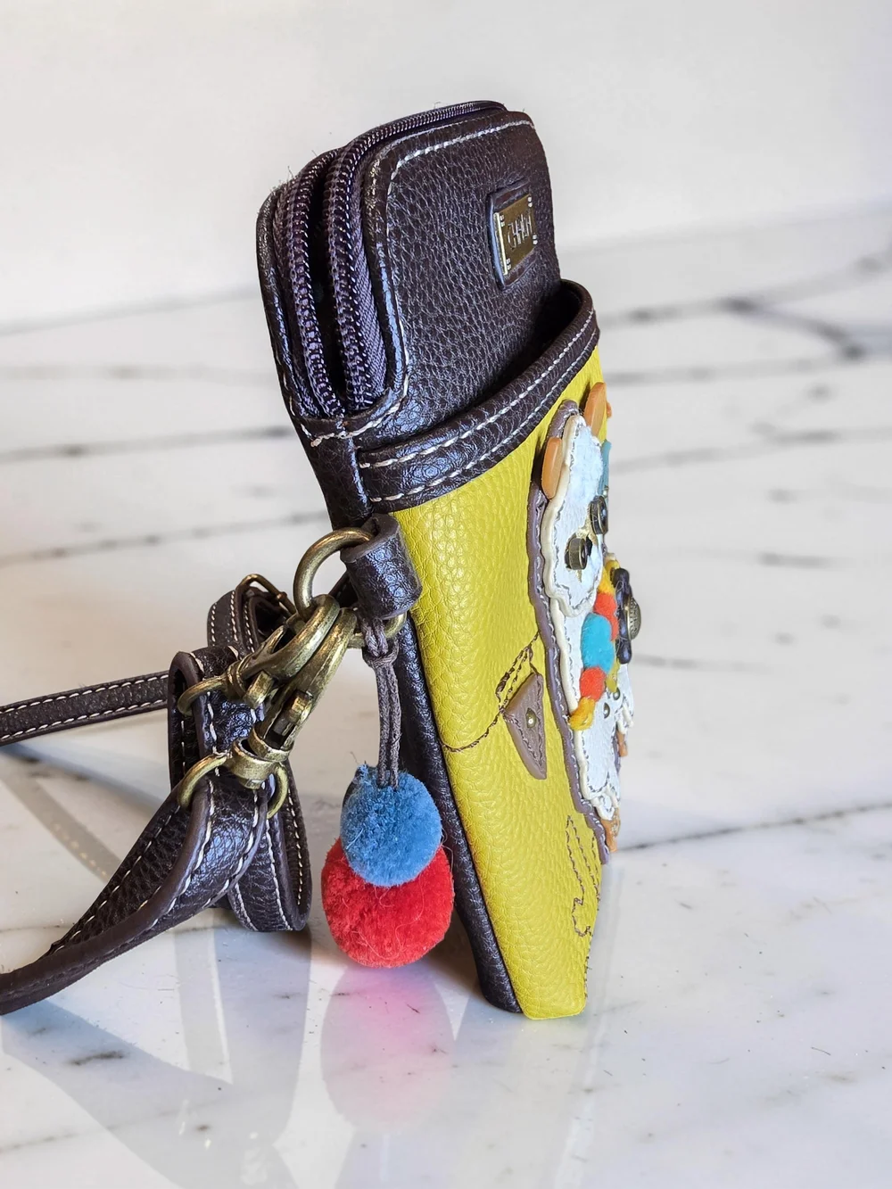Chala Llama Cell Phone Crossbody Bag NWT
